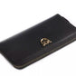 Elegant Black Leather Zip Wallet