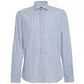 Elegant Cotton Striped Long Sleeve Shirt