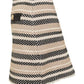Chic Herringbone Miniskirt with Tufted Hem