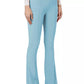 Elegant Flared Stretch Crepe Trousers