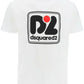 Chic White Crew Neck Cotton Tee