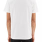 Chic White Crew Neck Cotton Tee