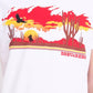 Exclusive White Logo Cotton Tee for Men