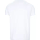 Elegant White Cotton Tee with Contrast Print