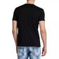 Sleek Black Graphic Tee for the Modern Man