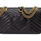 Elegant Chevron Quilted Leather Shoulder Bag
