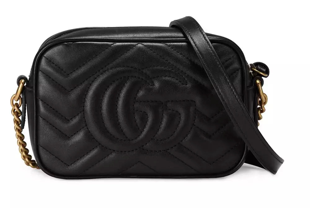 Elegant Mini Chevron Quilted Leather Bag