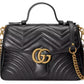 Elegant Chevron Leather Crossbody Bag