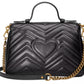 Elegant Chevron Leather Crossbody Bag
