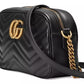 Elegant Chevron Quilted Leather Shoulder Bag