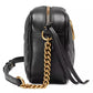 Elegant Chevron Quilted Leather Shoulder Bag