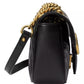 Elegant Chevron Quilted Leather Shoulder Bag