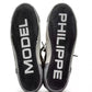 Army Chic Fabric Sneakers with Leather Accents