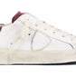 Elegant Leather Sneakers with Suede Accents