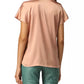 Elegant Short Sleeve Stretch Silk Blouse