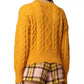 Chic Yellow Crew Neck Sweater
