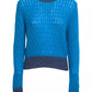 Chic Alpaca Blend Crop Sweater with Lurex Details