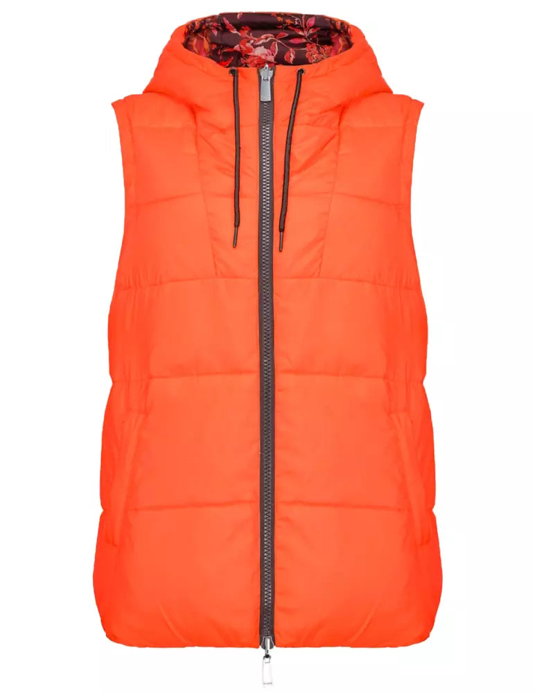 Chic Reversible Down Jacket with Detachable Sleeves