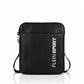 Sleek Faux Leather Messenger Bag