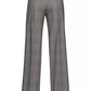 Chic Prince of Wales Checked Wide Trousers