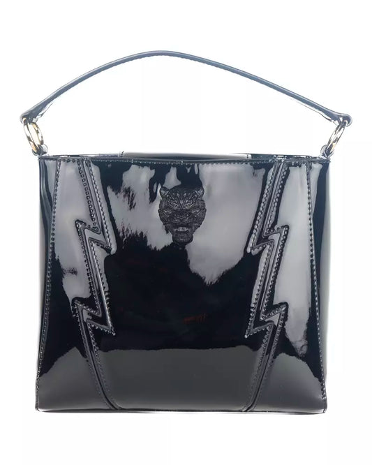 Sleek Patent Effect Crossbody Bag