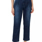 Elevated High-Waist Bustier Jeans