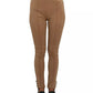 Elegant Stretch Jersey Trousers with Decorative Buttons
