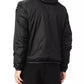Sleek Nylon Jacket with Eco-Fur Lining