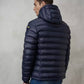 Eco-Conscious Quilted Nylon Down Jacket