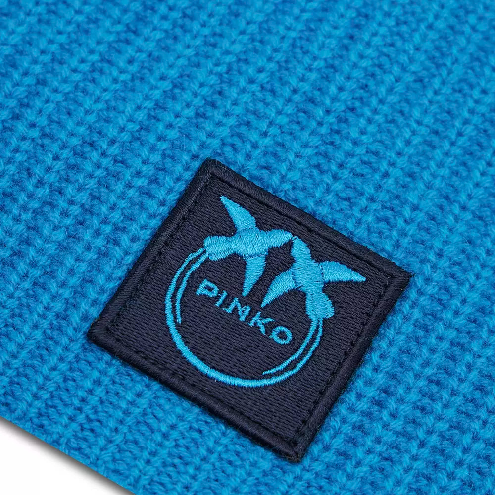 Electric Blue Cashmere Beanie