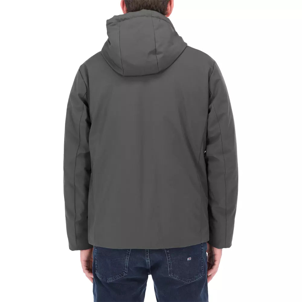 Chic Eco-Down Men's Winter Hooded Jacket