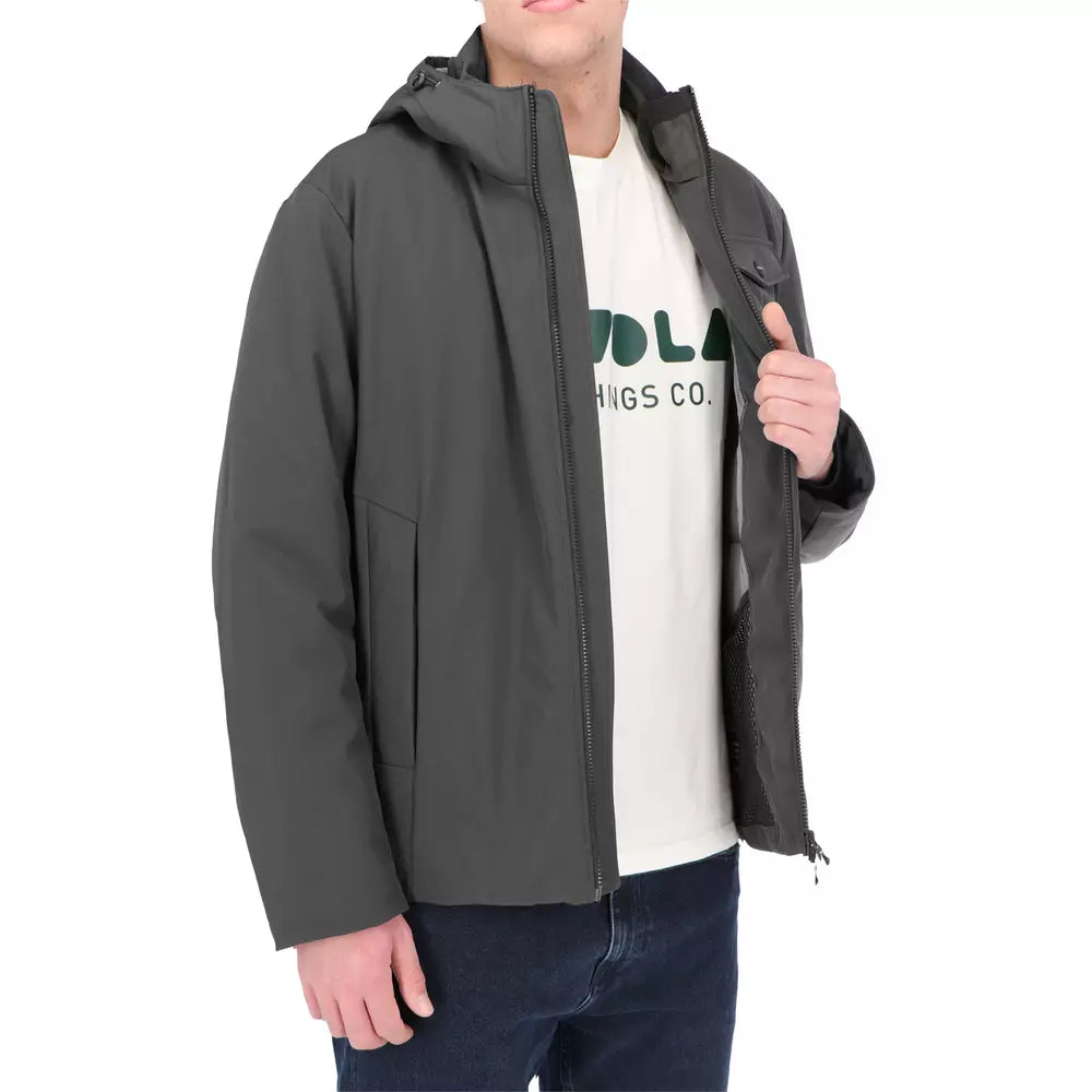 Chic Eco-Down Men's Winter Hooded Jacket