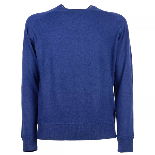 Elegant Crew-Neck Wool Blend Sweater