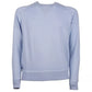 Elegant Crew-Neck Wool Blend Sweater