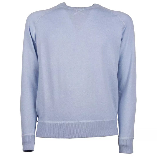 Elegant Crew-Neck Wool Blend Sweater