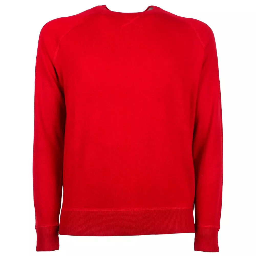 Elegant Crew-Neck Wool Blend Sweater