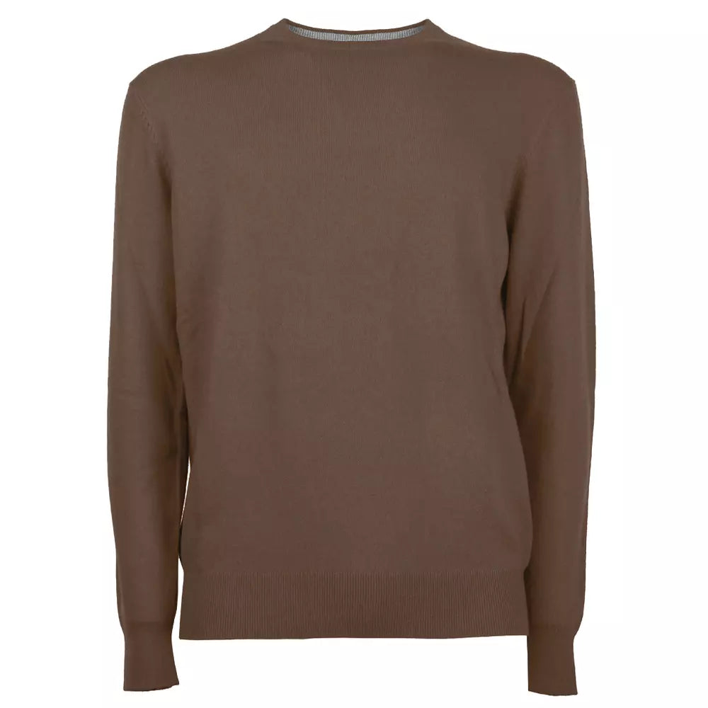 Italian Wool-Cashmere Men's Crewneck Sweater