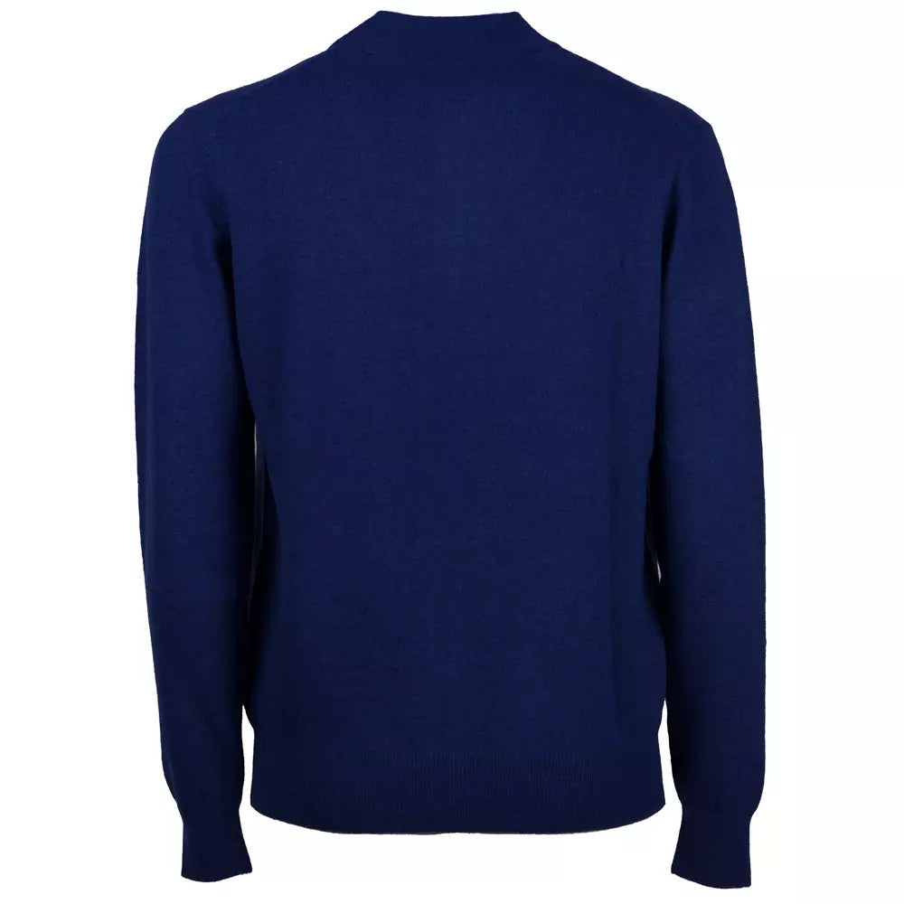 Italian Wool-Cashmere Blend Polo Sweater