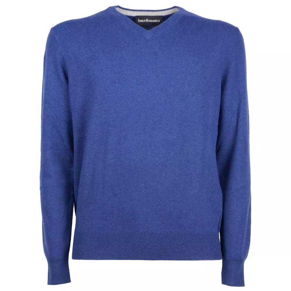 V-Neck Wool-Cashmere Blend Sweater