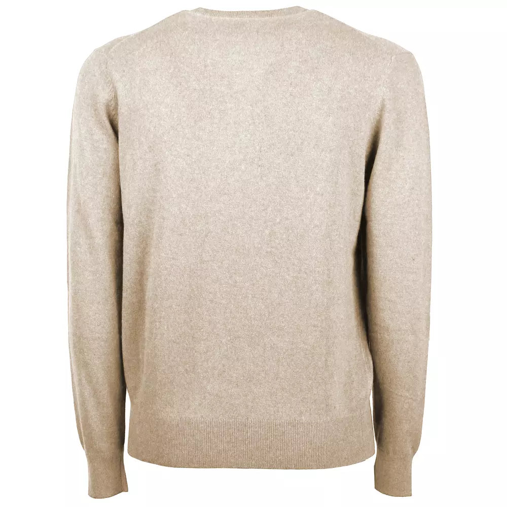 Italian V-Neck Wool Blend Luxury Sweater