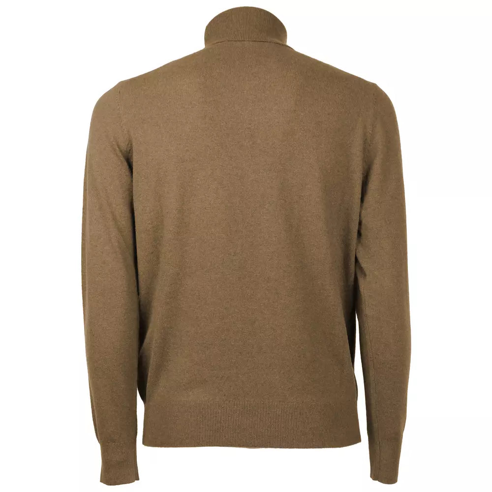 Italian Wool-Cashmere Blend Turtleneck Sweater