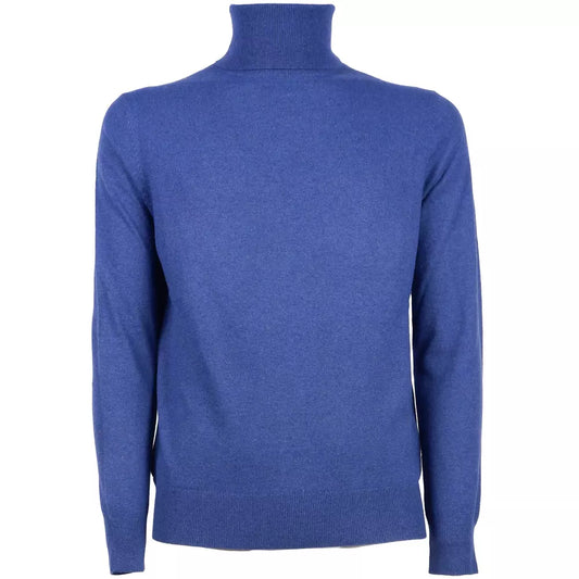 Elegant Turtleneck Sweater in Wool-Cashmere Blend