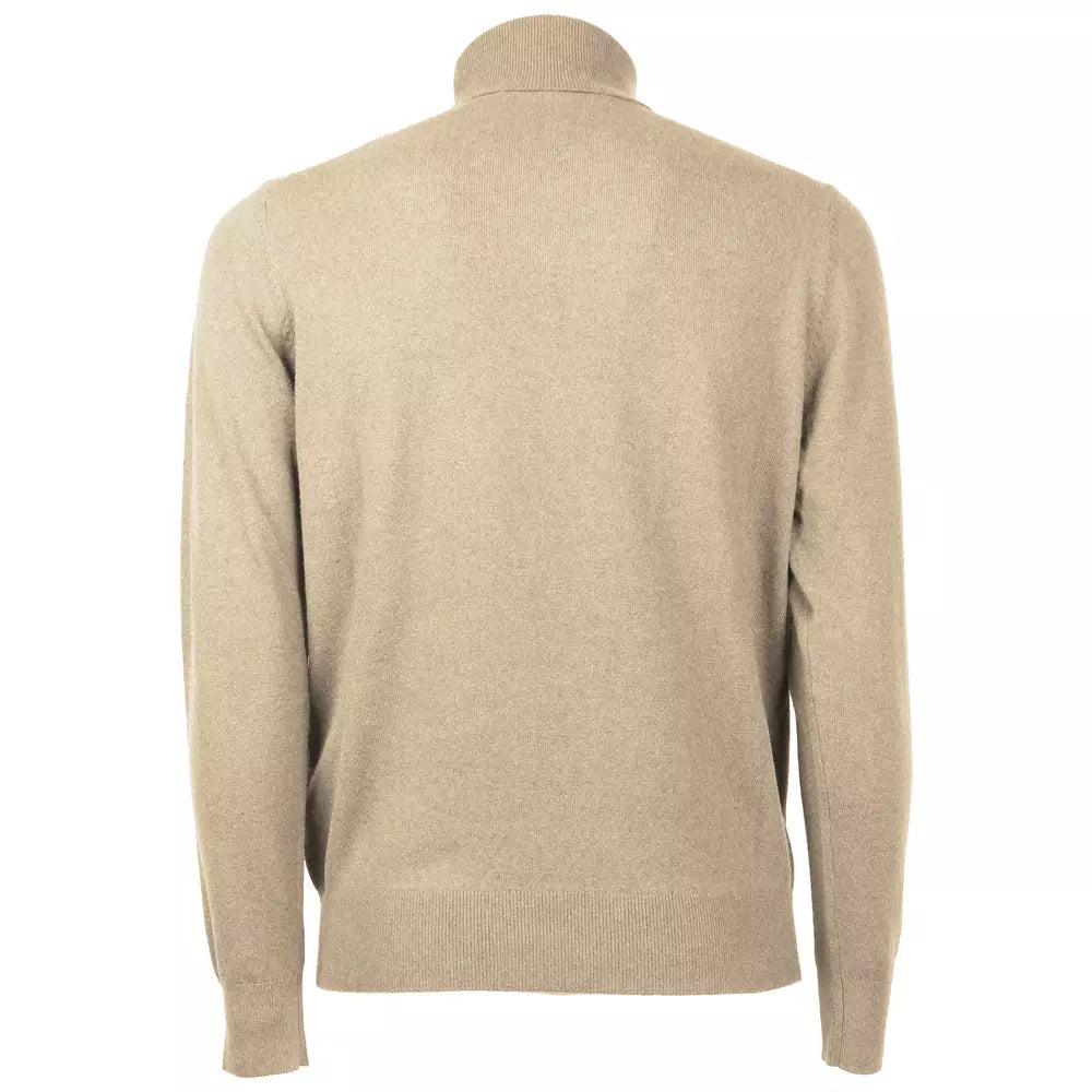 Italian Wool-Cashmere Blend Turtleneck Sweater