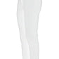Chic White Slim-Fit Milano Stitch Trousers