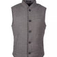 Elegant Woven Wool-Cashmere Men's Vest