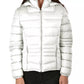 Chic White Short Jacket With Hood