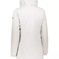 Chic White High Collar Down Jacket