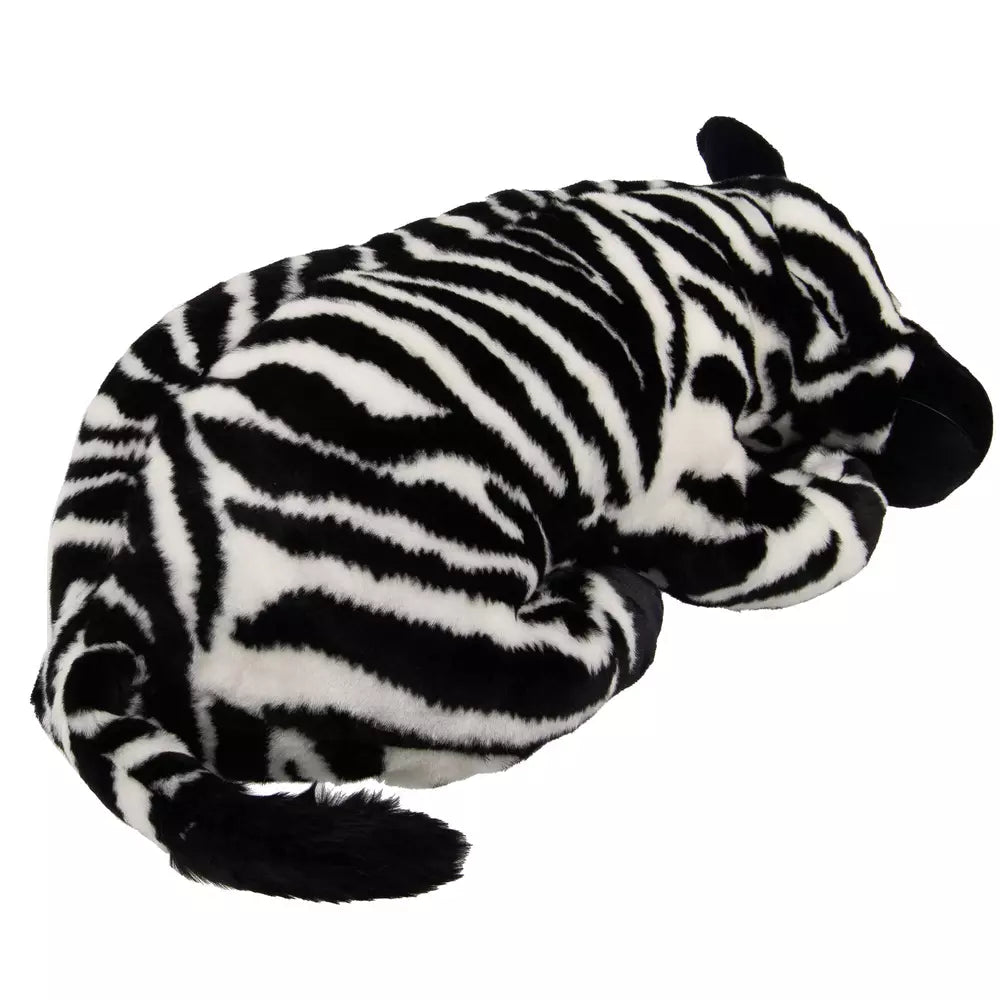 Exotic Zebra Faux Fur Backpack