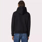 Elegant Cotton Blend Black Hoodie for Men