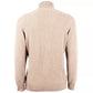 Elegant Beige Cashmere Turtleneck Sweater